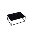 Ława kawowa do salonu loft z metalu i drewna 100x60x38 cm 