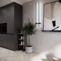 Kwietnik loft drewno i metal