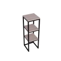 Kwietnik loft drewno i metal