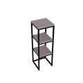 Kwietnik loft drewno i metal