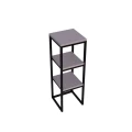 Kwietnik loft drewno i metal