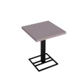 Stolik restauracyjny 60x60x75 cm, kawiarniany, kawowy loft, metal i drewno