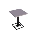 Stolik restauracyjny 60x60x75 cm, kawiarniany, kawowy loft, metal i drewno