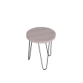 Kwietnik loft, metal i naturalne drewno, industrial hairpin