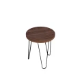 Kwietnik loft, metal i naturalne drewno, industrial hairpin