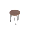 Kwietnik loft, metal i naturalne drewno, industrial hairpin