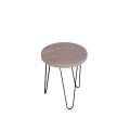 Kwietnik loft, metal i naturalne drewno, industrial hairpin