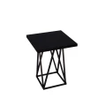 Stolik kawiarniany loft z metalu i drewna, nowoczesny