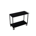 Wózek warsztatowy loft 80x60 cm z półką, kółkami i rączką