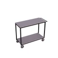 Wózek warsztatowy loft 80x60 cm z półką, kółkami i rączką