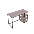 Biurko w stylu loft, metal i drewno,  3 półki