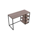 Biurko w stylu loft, metal i drewno,  3 półki