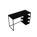 Biurko w stylu loft, metal i drewno,  3 półki