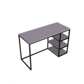 Biurko w stylu loft, metal i drewno,  3 półki