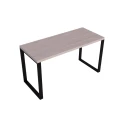Biurko w stylu loft, metalowa noga i drewniany gruby blat, industrialne, nowoczesne