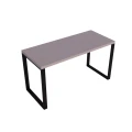 Biurko w stylu loft, metalowa noga i drewniany gruby blat, industrialne, nowoczesne