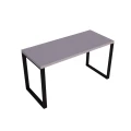 Biurko w stylu loft, metalowa noga i drewniany gruby blat, industrialne, nowoczesne