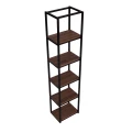 Regał, słupek w stylu loft, 5 półek 