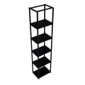 Regał, słupek w stylu loft, 5 półek 