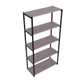 Regał loft, biblioteczka na książki, planszówki metal i drewno