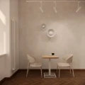 Stolik restauracyjny 60x60x75 cm, kawiarniany, kawowy loft, metal i drewno