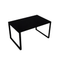 Stół loftowy 160x90 – metalowe nogi obręcz, blat laminowany