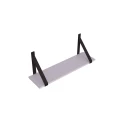 Półka loft 80x20 – klasyczny wspornik, blat z płyty laminowanej lub drewna (sosna, jesion, dąb)