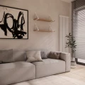 Półka loft 80x20 – klasyczny wspornik, blat z płyty laminowanej lub drewna (sosna, jesion, dąb)