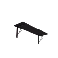 Półka loft 80x20 z metalowym wspornikiem gałązka – drewno lub płyta