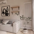 Półka loft 80x20 z metalowym wspornikiem gałązka – drewno lub płyta
