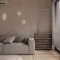 Regał stojący loft, drewno 80x80x24cm, industrialny, półka 