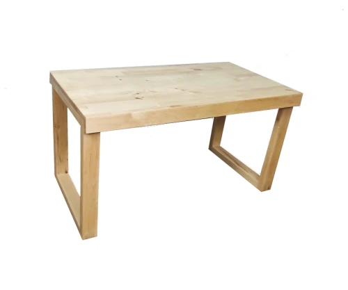 Stolik kawowy z naturalnego drewna