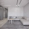 Okrągły stolik loft, drewno i metal