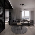 Stolik loft wsuwany pod sofę, kanapę - pomocniczy, industrialny 